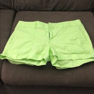 ANA bright green shorts